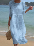 Abito casual da donna con stampa floreale