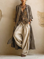 Giulia | Completo boho fluido a strati