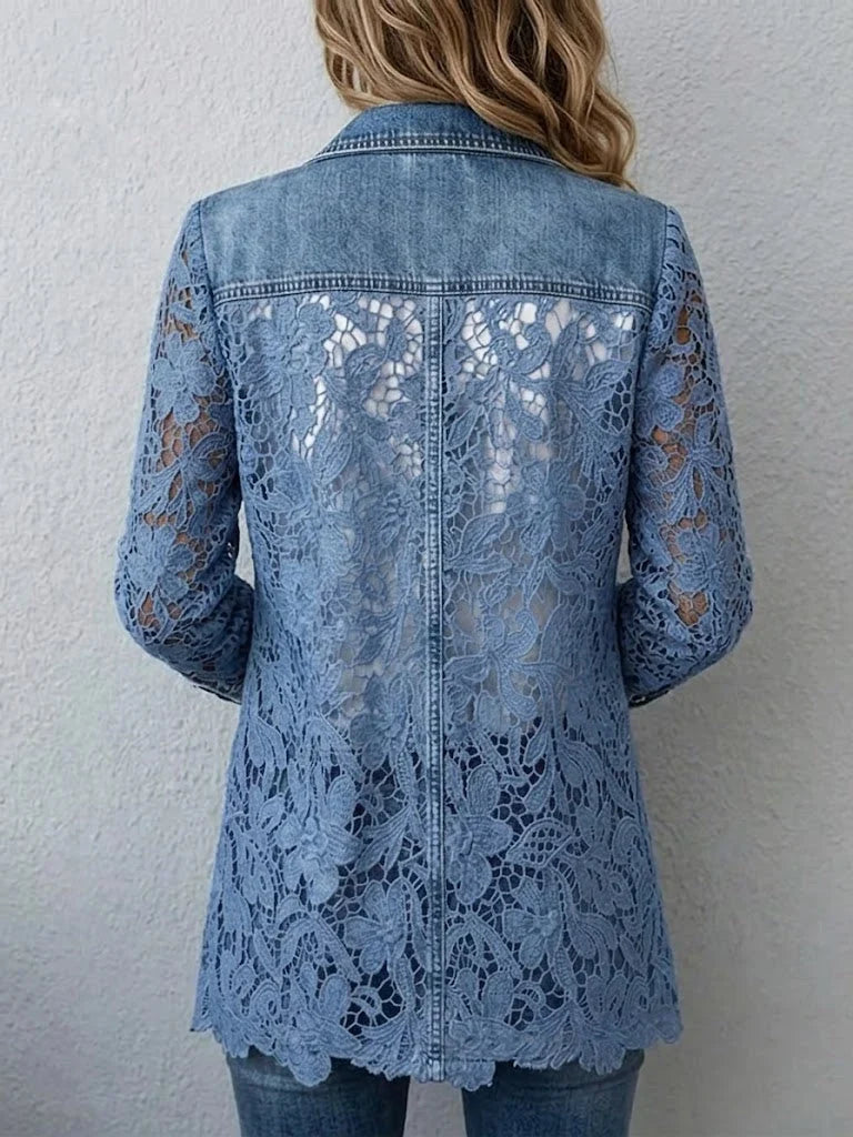 Luisa | Blazer con Pizzo Floreale